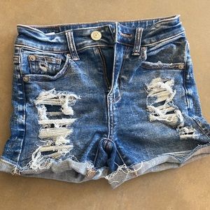 American Eagle Destroyed Shorts Size 000